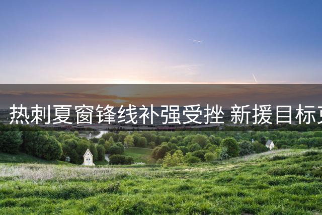 热刺夏窗锋线补强受挫 新援目标克鲁皮重伤赛季初恐报销